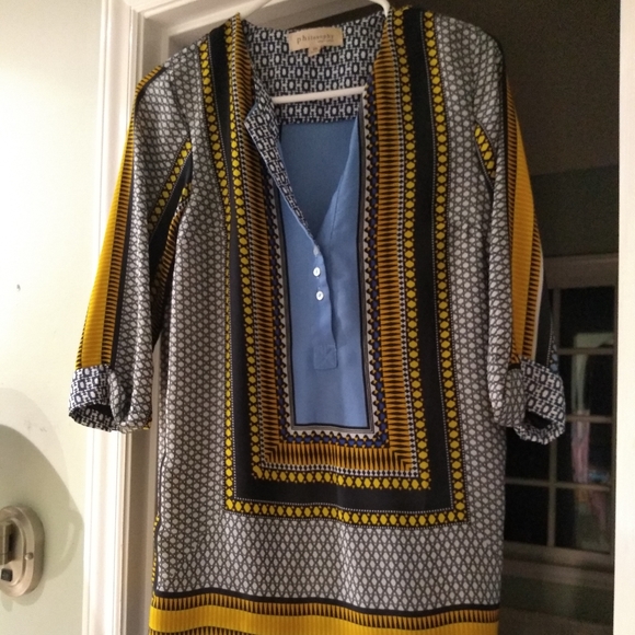 Patterned shift dress - Picture 3 of 3